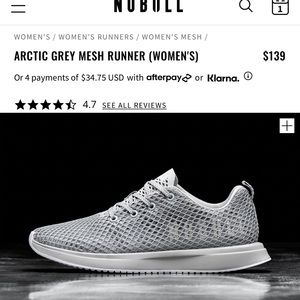 No bull artic gray mesh runners 8.5 woman 7 mens